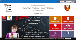 Desktop Screenshot of pcpr-limanowa.pl